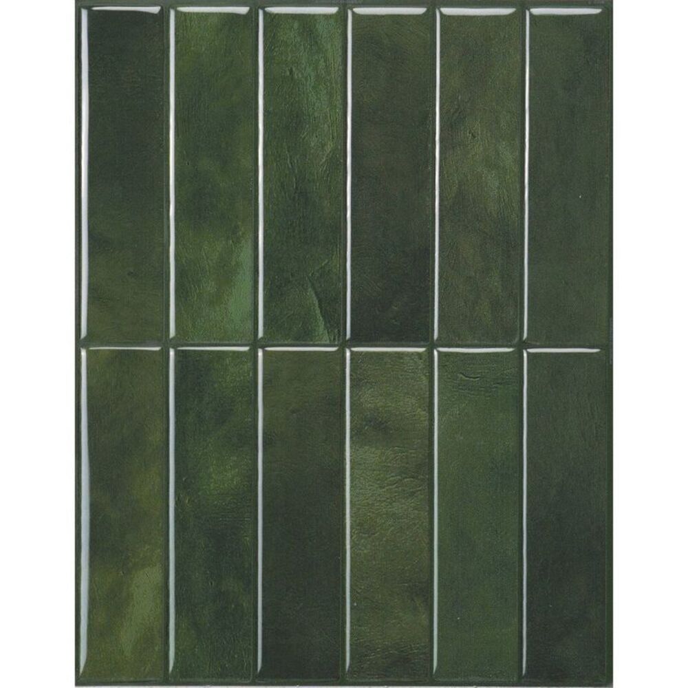 Smart Tiles Morocco Sefrou Peel and Stick Backsplash Tiles Green